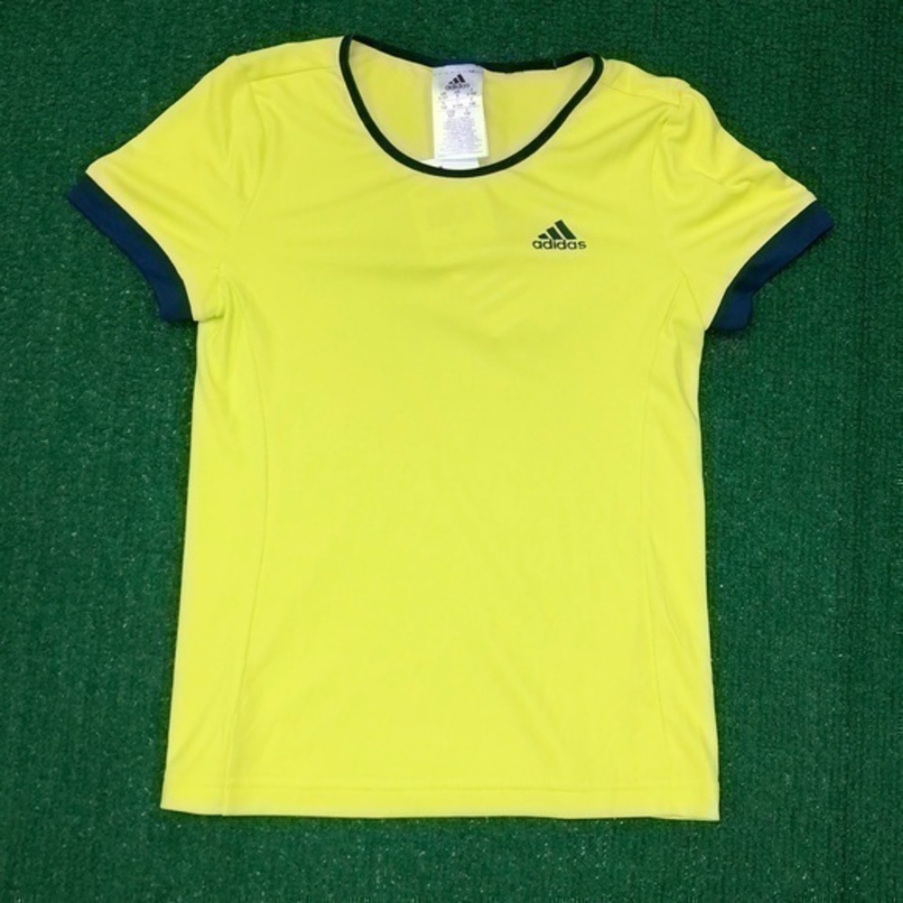NWT Adidas climate girls short sleeve shirt UPF 50
